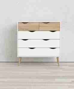 Cómoda con 5 cajones DELTA
