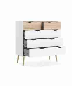 Alternative view of Cómoda con 5 cajones DELTA