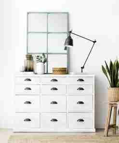 Odin cómoda blanco decapado