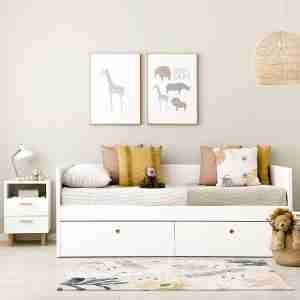 roll cama con cajones blanca roll cama con cajones blanca