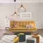 Sofá cama de tela WILLEM