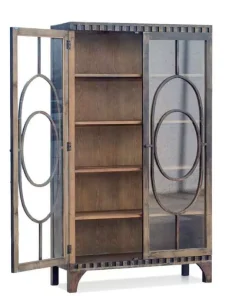 Alternative view of Vitrina alta con dos puertas