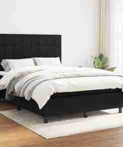 Cama box spring con colchon cuadros Cama box spring con colchón cuadros